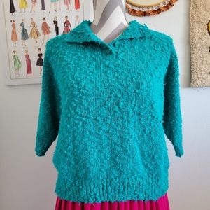 Favorites | 80s Vintage Popcorn Knit Polo